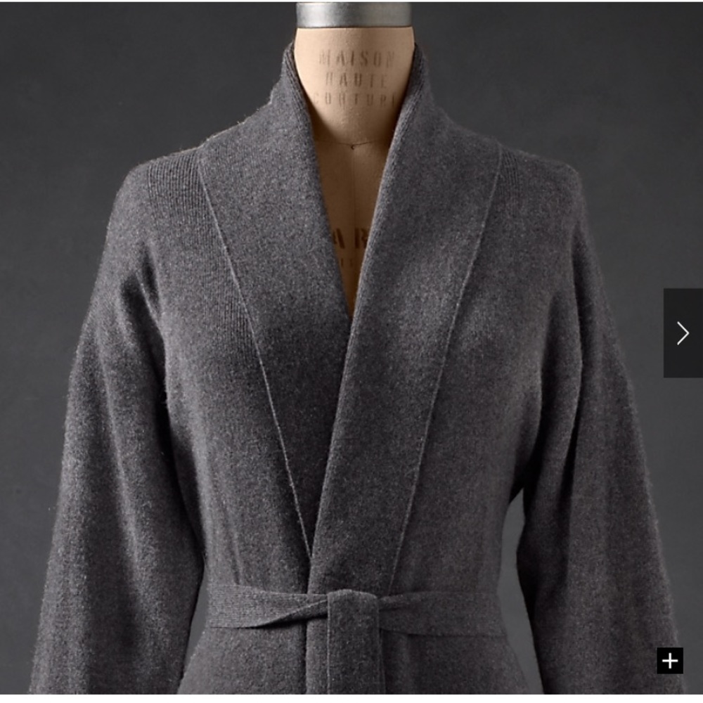 Restoration Hardware Cashmere Robe Gem
